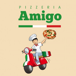 Pizzeria Amigo Neustadt logo.